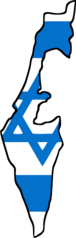 Israel Flag Map