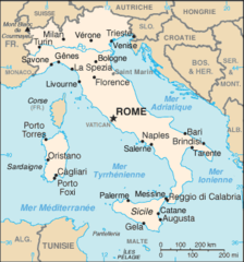 Italie Carte