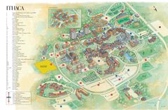 Ithaca College Campus Map