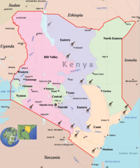 Kenya Political Map