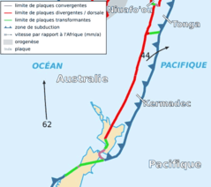 Kermadec Plate Map Fr