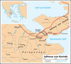 Korinth Isthmus De