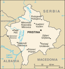 Kosovo Map