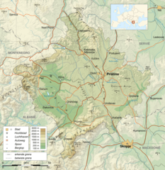 Kosovo Map Nl