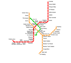 Kuala Lumpur Metro Map