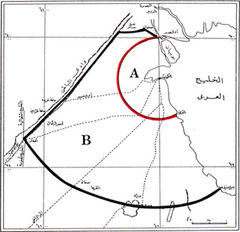 Kuwait Map, 1913