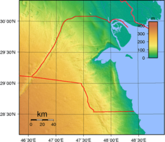 Kuwait Topography