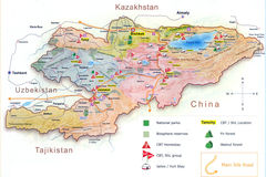 Kyrgyzstan Map