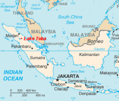 Lake Toba Location