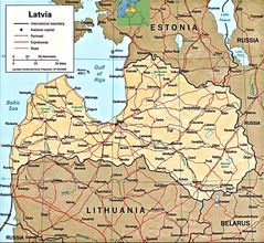 Latvia Map