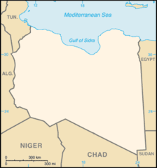 Libya Location Map