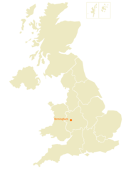 Location Map of Birmingham