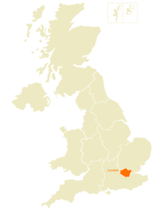 Location Map of London