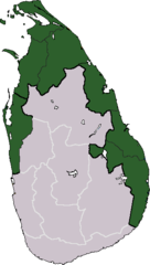 Location Tamil Eelam Territorial Claim