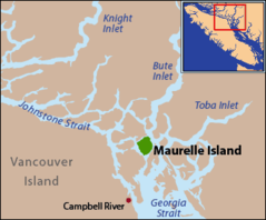 Locmap Maurelleisland