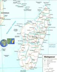 Madagascar Political Map