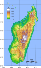 Madagascar Topography