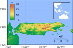 Madura Topography