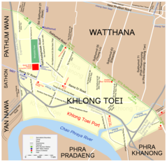 Map Khlong Toei