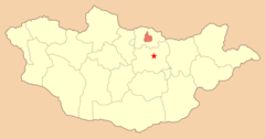 Map Mn Darkhan Uul Aimag