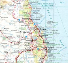 Map of Cairns