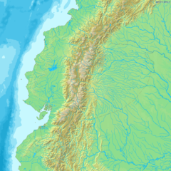 Map of Ecuador Demis