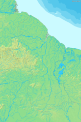 Map of Guyana Demis