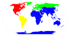 Map of Italian Constituencies Abroad