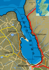 Map of Loch Ryan