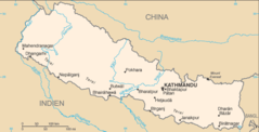 Map of Nepal