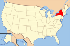 Map of Usa Ny