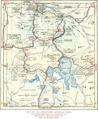 Map of Yellowstone