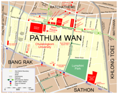 Map Pathum Wan