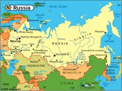 Map Russia