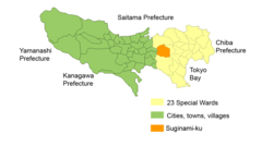 Map Suginami Ku En