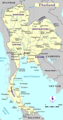 Map Thailand