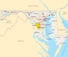 Maryland Reference Map