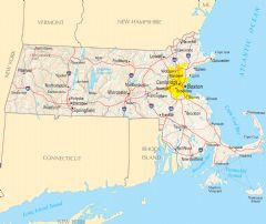 Massachusetts Reference Map