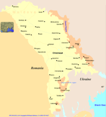 Moldova Map