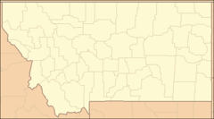 Montana Locator Map