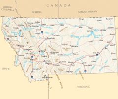 Montana Reference Map