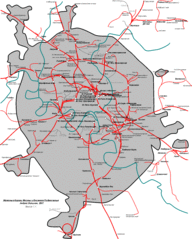 Moscow Railway Map