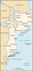 Mozambique Carte