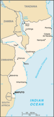 Mozambique Cia Wfb Map