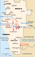 Namibia Mapa