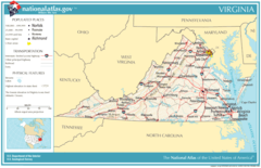 National Atlas Virginia Crop