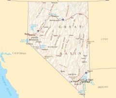 Nevada Reference Map