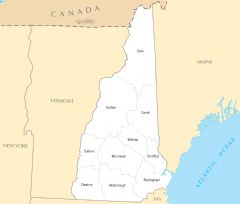 New Hampshire County Map