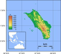 Nias Topography