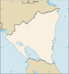 Nicaragua Map Blank